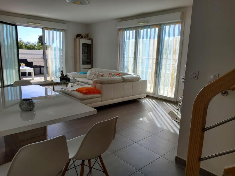 Magnifique Rooftop Duplex Climatise Familial, Aux Arceaux Montpellier Eksteriør billede